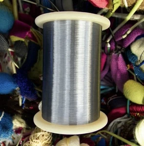 Ultrafeiner Edelstahldraht 0,0025 Zoll 25,524 Fuß Schmuck Handwerk Modellbau - Bild 1 von 7