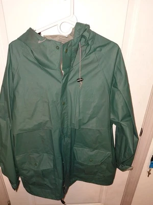 Chaqueta de lluvia LL Bean Maine Guide grande para hombre Foto 1 de 4