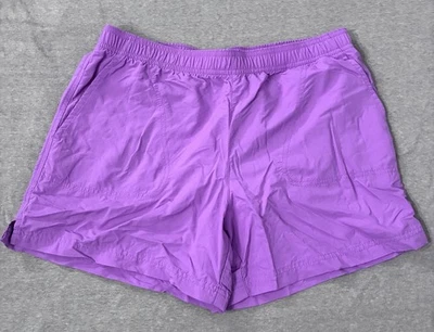 "Pantalones cortos Columbia Active Outdoor morados para mujer talla M/5R cintura de 30""" Foto 1 de 4