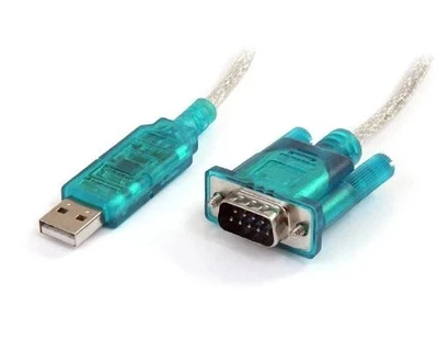 StarTech 3ft USB to RS232 DB9 Serial Adapter Cable - M/M - DB-9 Male Serial - - Image 1 of 4