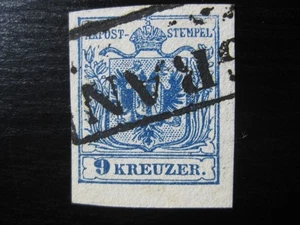 AUSTRIA Sc. #5 sello usado escaso con bonita cancelación! (37) - Imagen 1 de 2