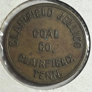 Gettone Clairfield Jellico Coal Company. Tennessee. Buono per 100€. - Foto 1 di 3