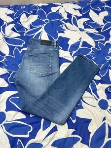 Jeans Hugo Boss Delaware 3-1 slim fit Candiani denim elasticizzato - blu - W34 L30 - Foto 1 di 18