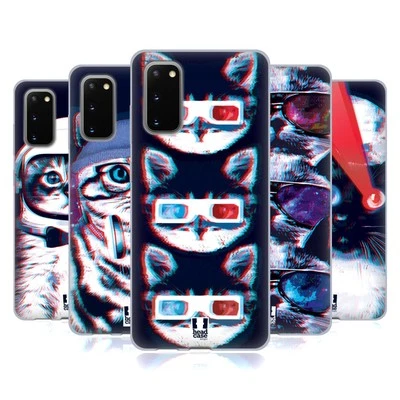 HEAD CASE DESIGNS STRANGE CATS GEL CASE FOR SAMSUNG PHONES 1 - Image 1 of 4