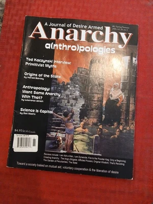 ANARCHY mag #61 2006 Ted Kaczynski interview UNABOMBER Anti-Capitalist Like New - Image 1 of 4