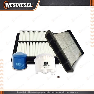 Wesfil Filter Service Kit fits Subaru Forester SH9 Impreza G3 GH7 4WD V1 GHE GRF - image 1 of 2