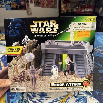 Sealed POTF Star Wars Endor Attack Playset Power Of The Force  Kenner 1997 NEW - image 1 of 4