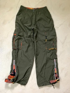 Pantalone uomo MacGear vintage anni 90 verde oliva 32" vita 32" cuciture interne invecchiato - Foto 1 di 6