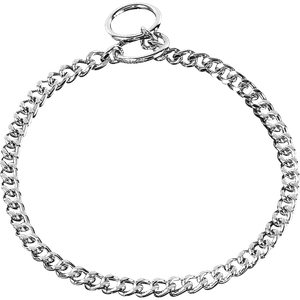 Sprenger Hundehalskette 3 mm Halsband Halskette Hund Stahl geschl. enge Glieder - Bild 1 von 1