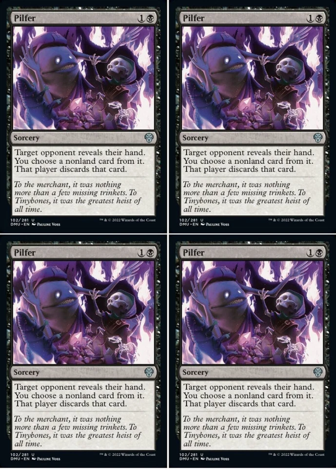 MTG - 4x PILFER - Dominaria United (U) - Image 1 of 1