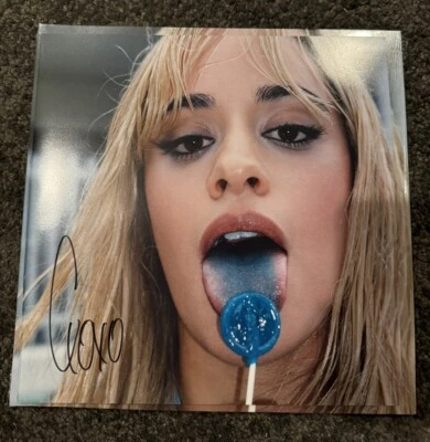 signed c,xoxo insert + limited baby pink vinyl - autographed by camila cabello - Image 1 of 2