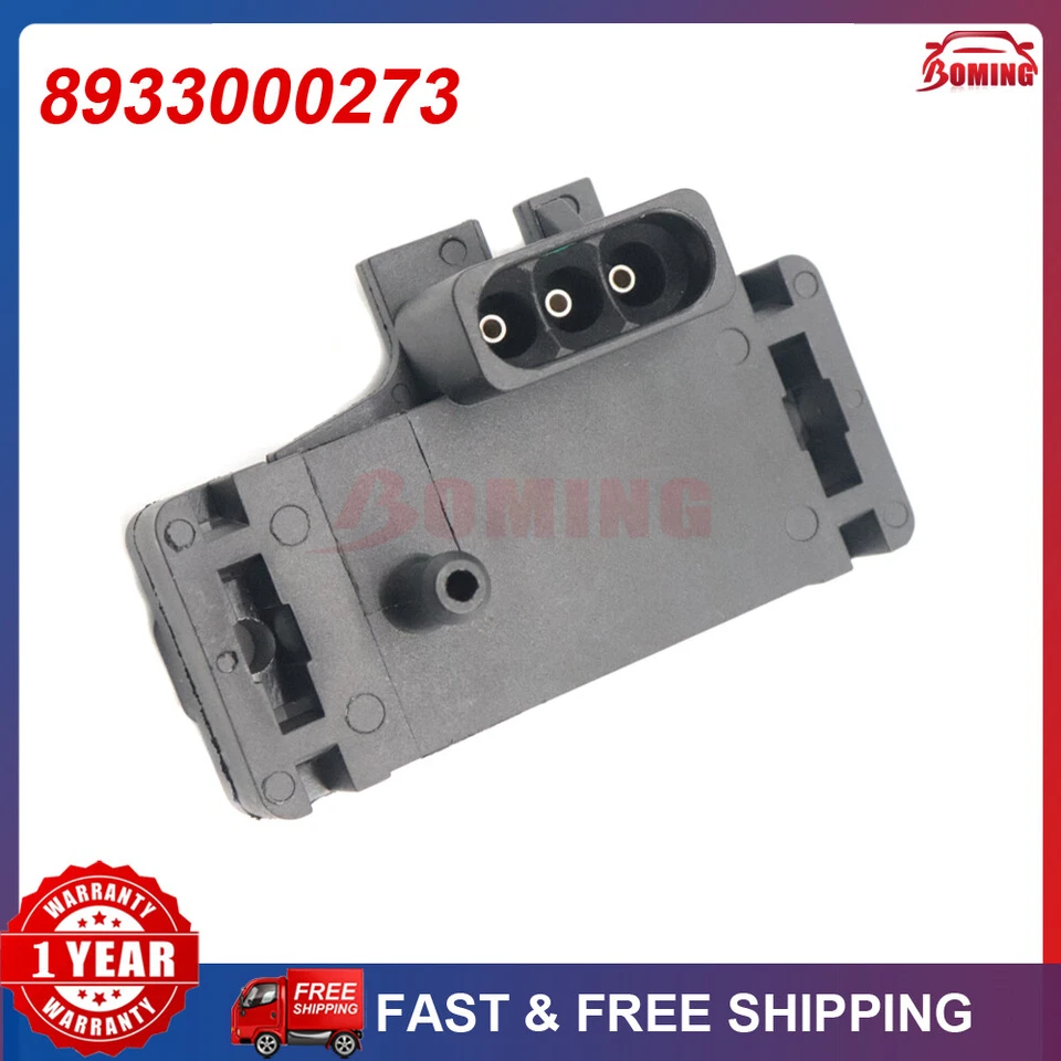 8933000273 Sensor de presión colector MAP negro para Jeep Cherokee Pontiac Aztek Foto 1 de 4