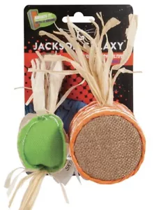 Petmate Jackson Galaxy Organic Catnip Marinater Cat Toy Multipack DRUM & BALL - Picture 1 of 3