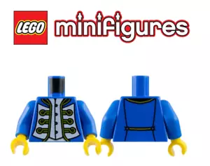 Lego® Soldado Imperial Faldas Azules Torso Torso Bluecoat Pirata Minifigura NUEVO - Imagen 1 de 1