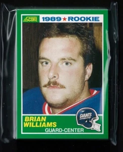 Lote de (10) Score RC #266 1989 Brian Williams Rookie - Imagen 1 de 1