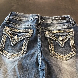 Jeans donna Vigoss Heritage taglio dritto S4 blu denim elasticizzato L34 - Foto 1 di 14