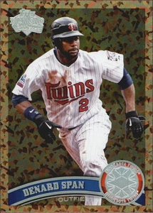 2011 Topps SP Cognac Diamond Denard Span Minnesota Twins # 408 - Picture 1 of 1
