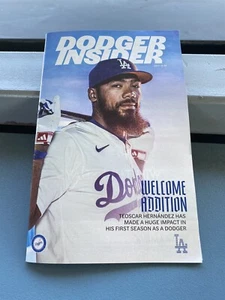 2024 Dodger Insider Magazine July 24 2024 Teoscar Hernandez Original - Picture 1 of 4