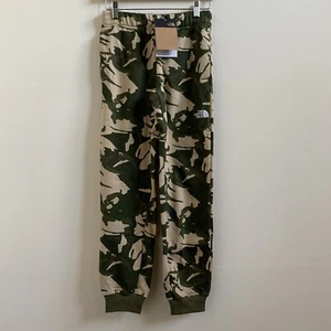 New The North Face Big Boys Printed Camp Fleece Jogger M Camo - Picture 1 of 4