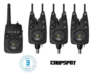 Funk Bissanzeiger Set elektronisch Karpfen Bite Alarm Nightlight Delphin Forza+ - Bild 1 von 19