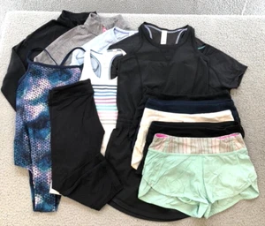 Ivivva Activewear Lot Outfit Girls 8 Jacket Shorts Leggings Tank Dress Swimsuit - Picture 1 of 22