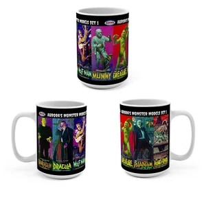  Aurora Monster Models Set 1 (1962-66) 15oz Becher Modellbausätze - Bild 1 von 5