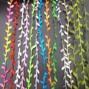 5m/10m Hojas de enredadera Artificiales Boda Corona Decoraciones Cuerda Hágalo Usted Mismo Artesanía - Imagen 1 de 25