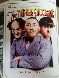 The Three Stooges Collectors Edition DVD 4 Disc Set Combined Shipping Available - Picture 1 of 5