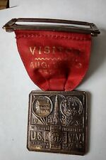 Us Civil War Veterans Encampment Medal 1936 Visitor Badge