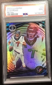 🔥2023 Panini Illusions - Retail #43 C.J. Stroud (RC) PSA 9 Texans OSU Rookie - Picture 1 of 2