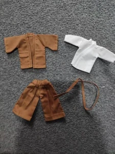 1/12 Scale Clothes Brown Samurai Suit Coat+Underwear+Pants+Belt Model - Picture 1 of 2