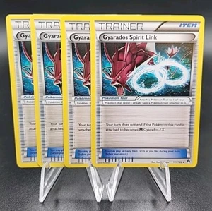 4x Gyarados Spirit Link 101/122 XY BREAKPoint Uncommon Trainer Pokemon Playset - Picture 1 of 1