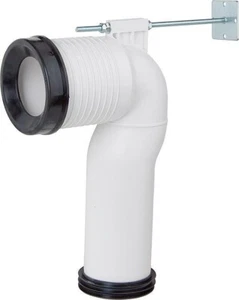 Villeroy & Boch Curva scarico regolabile Vario 90° WC 87110000 136-225 mm - Imagen 1 de 4
