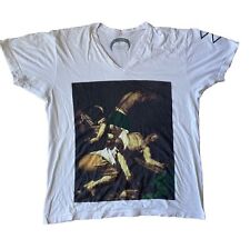 Black Scale “Caravaggio Crucifixion Of St Peter” V Neck T Shirt In Large