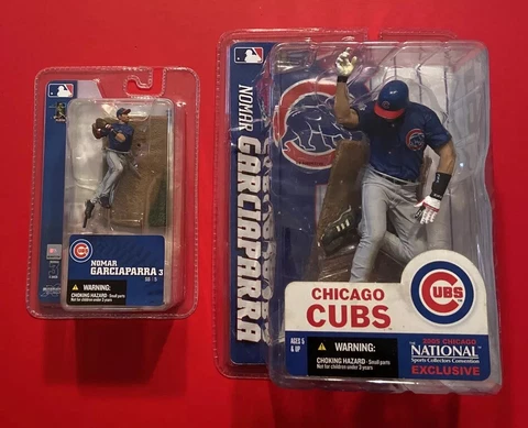 CHICAGO CUBS NOMAR GARCIAPARRA McFarlane Action Figure MLB Lot Set of 2 Vtg Cover
