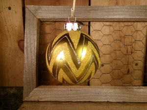 Vintage Christopher Radko Ornament ~ Yellow Ball - Picture 1 of 2