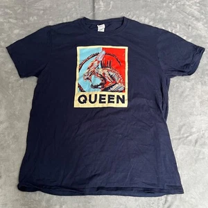 Gildan Queen Alien Graphic T-Shirt - Blau - Herren Gr. L - Sci-Fi Movie Tee - Bild 1 von 6