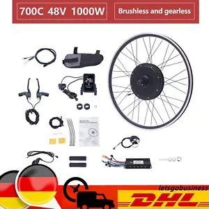 Kit conversione motore bici elettrica 48 V 28/29 pollici LCD E-Bike - Foto 1 di 20
