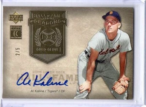 Al Kaline 2005 UD Hall of Fame Seasons Gold Auto Autograph Tigers #HFS-AK2 2/5 - Picture 1 of 2