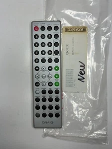 Craig CTFT701 Portable DVD Player Remote Control, Silver - OEM NOS - Picture 1 of 2