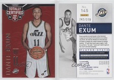2014 Totally Certified Platinum Red /279 Dante Exum (Legs Not Visible) Rookie RC