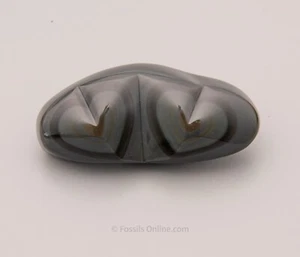 Rainbow Obsidian Double Carved Hearts 2899 - Picture 1 of 2