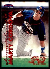 1999 Fleer Tradition Warning Track Marty Cordova #98
