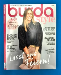 Burda Style 1/2024 mit unbenutztem Schnittmuster! Lasst uns Feiern! ... NEU