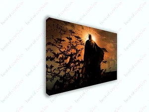 Dark Knight Bat man DC Poster Canvas Print Art Home Decor Wall Art - Picture 1 of 6