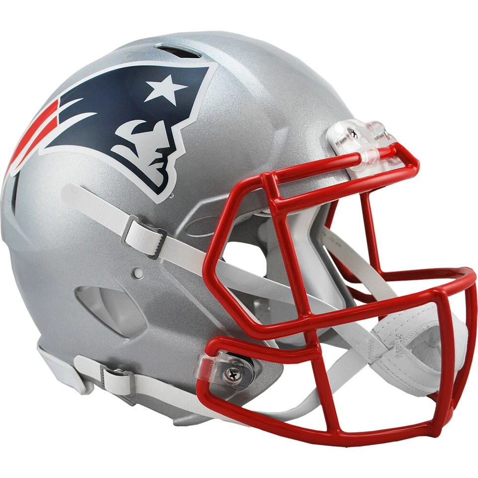 Casco de fútbol americano auténtico tamaño completo New England Patriots Riddell Speed Foto 1 de 4