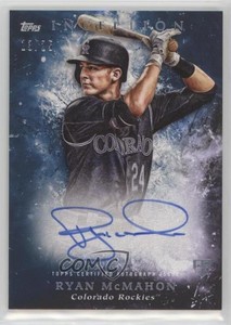 2018 Topps Inception and Emerging Stars Blue /25 Ryan McMahon Rookie Auto RC