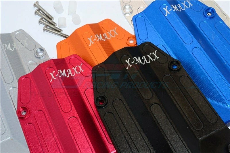 GPM Racing Aluminium Centre Skid Plate Traxxas X-Maxx 2pcs set TXM332-GS - Image 1 of 1