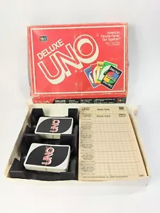Deluxe UNO Card Game Rare Vintage 1986 International Games Inc Score Pad Read - Picture 1 of 3