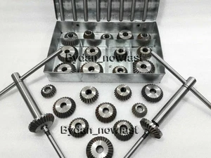 31 PCS VALVE SEAT CUTTER SET HIGH CARBON STEEL 1.3/16 TO 2.1/8" 45 DEG - Bild 1 von 2